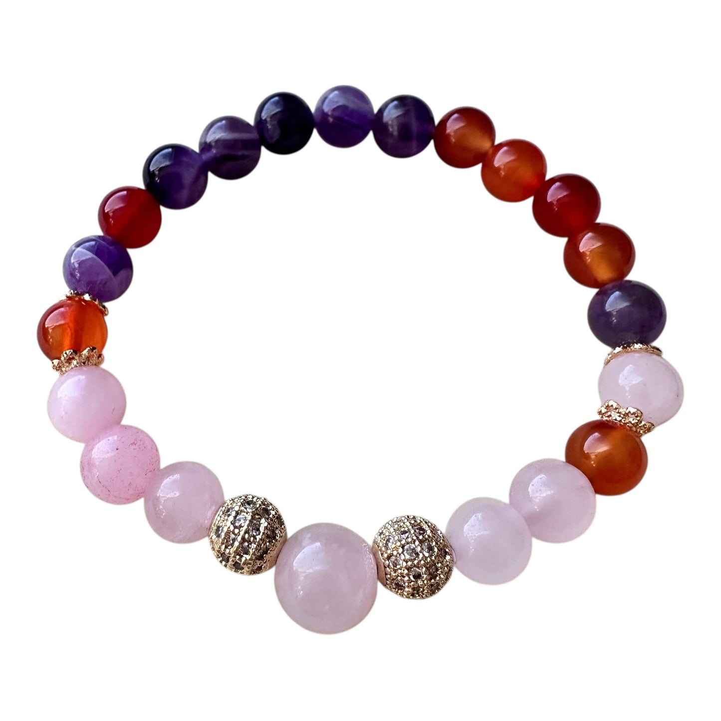 Radiant Alignment” – Love, Strength & Clarity Bracelet