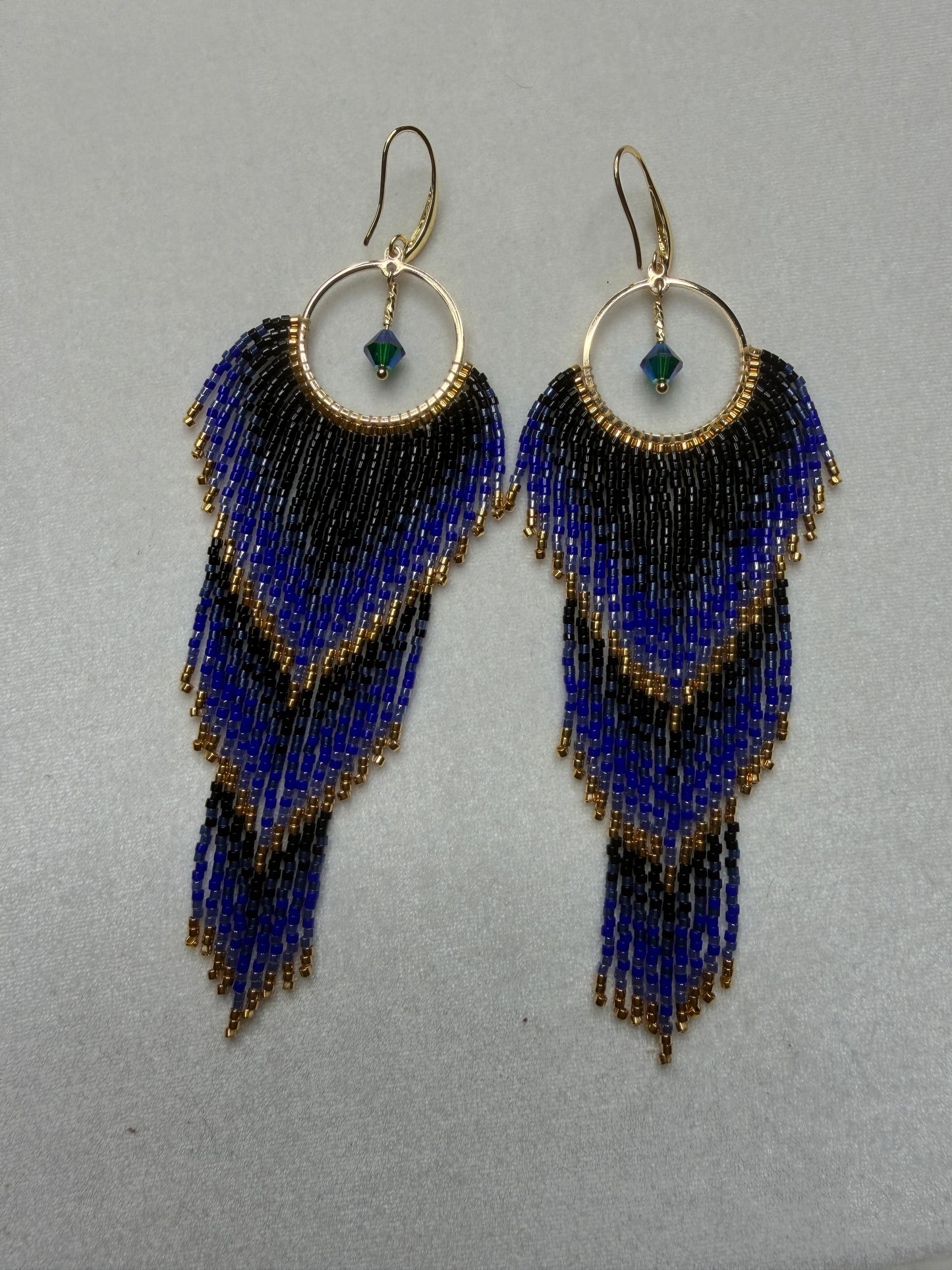 Midnight Royale Cascade Earrings
