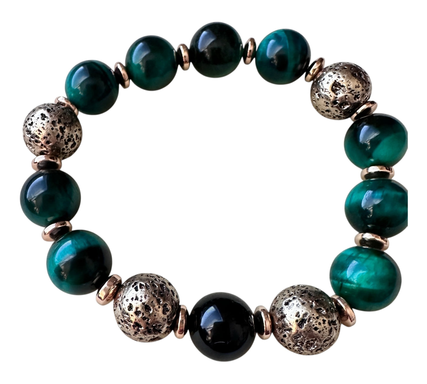 “Rooted Flame” – Strength, Protection & Grounding Bracelet