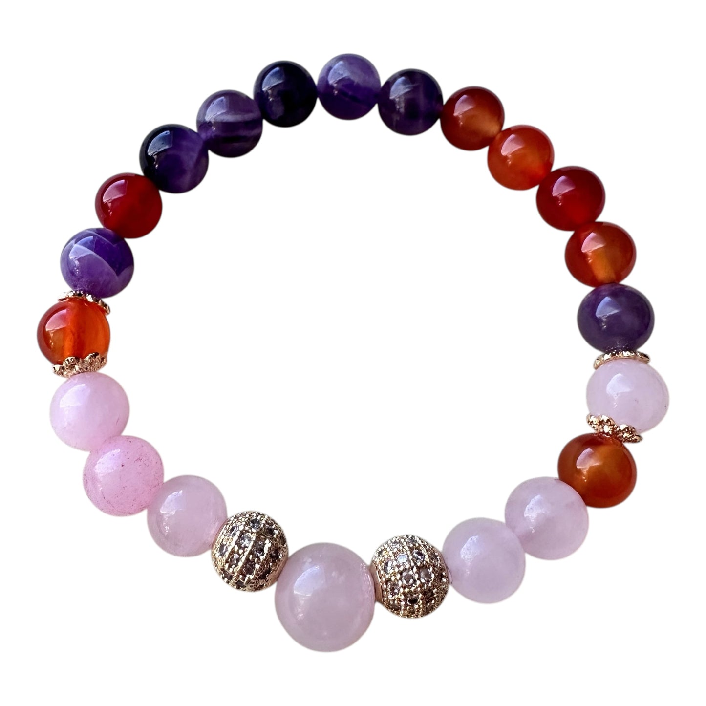 Radiant Alignment” – Love, Strength & Clarity Bracelet