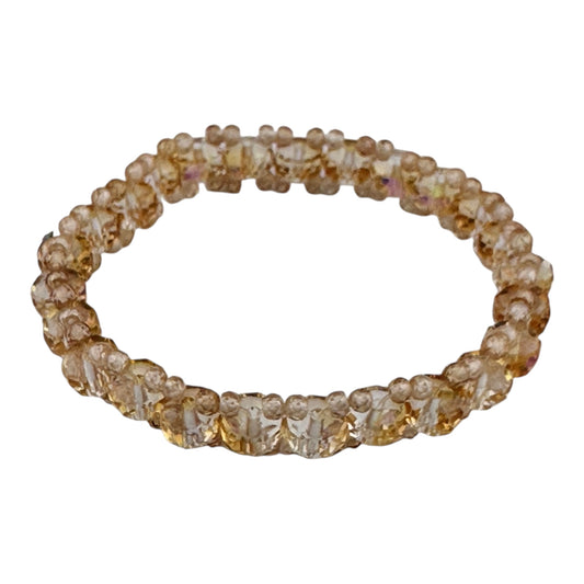Three-Tier Austrian Crystal Stretch Bracelet