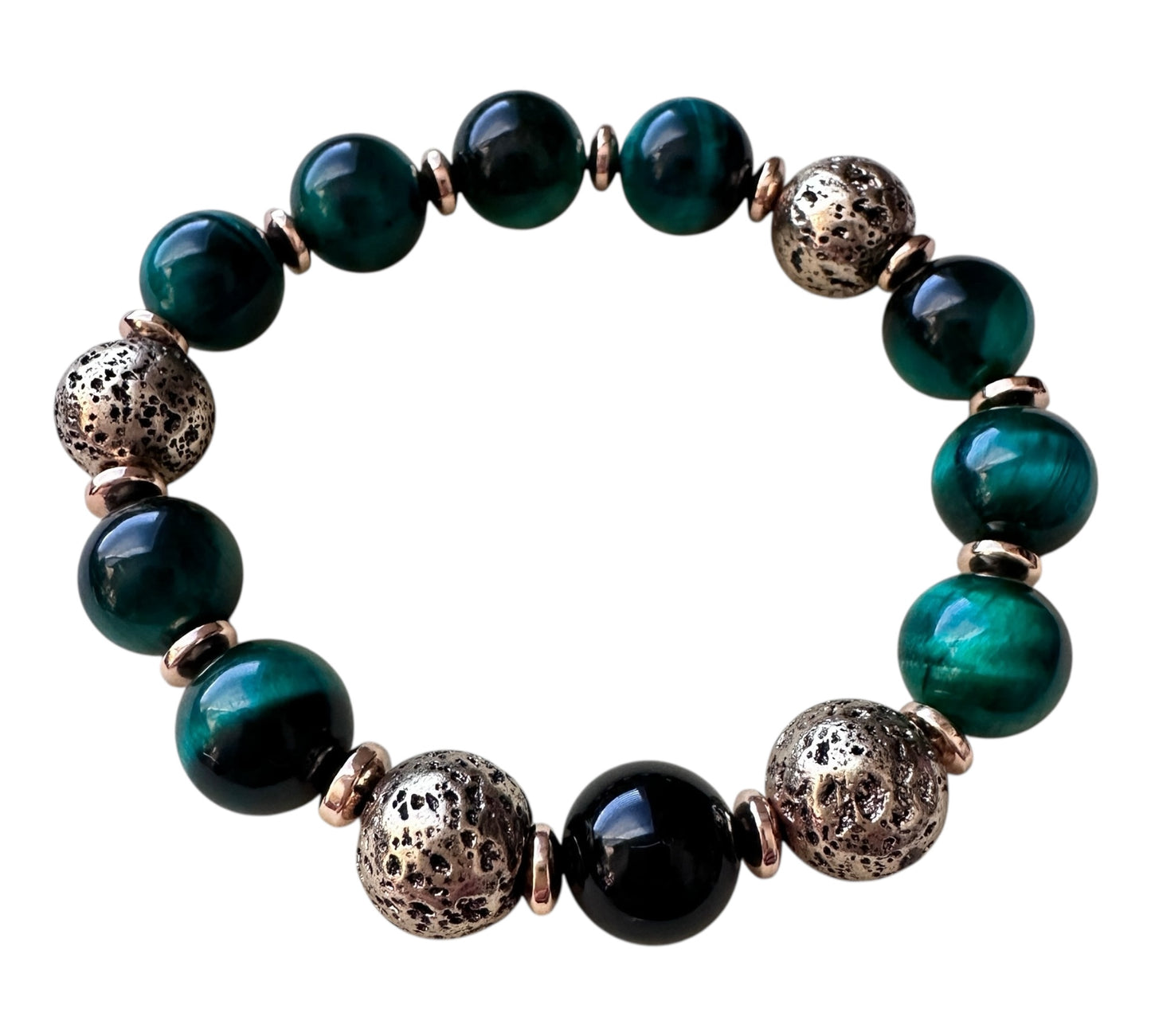 “Rooted Flame” – Strength, Protection & Grounding Bracelet