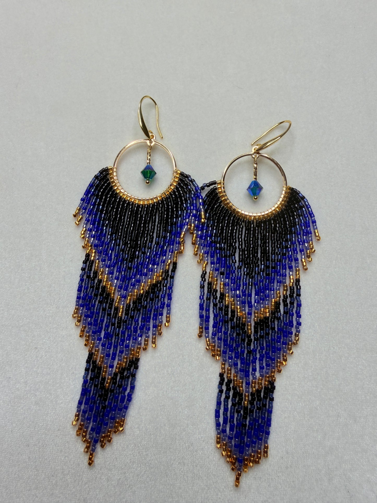 Midnight Royale Cascade Earrings