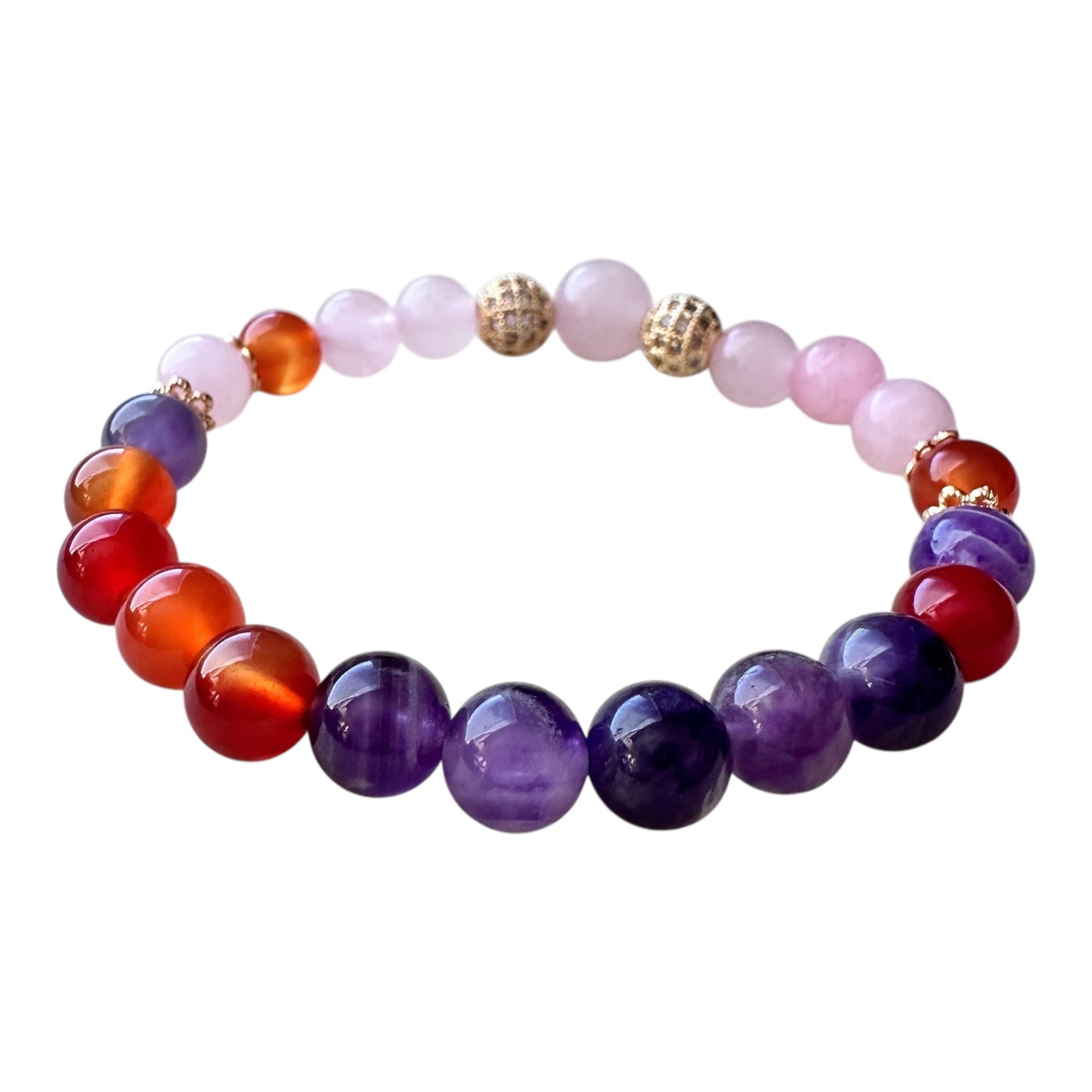 Radiant Alignment” – Love, Strength & Clarity Bracelet