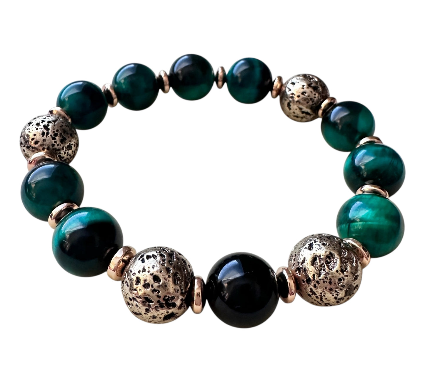 “Rooted Flame” – Strength, Protection & Grounding Bracelet