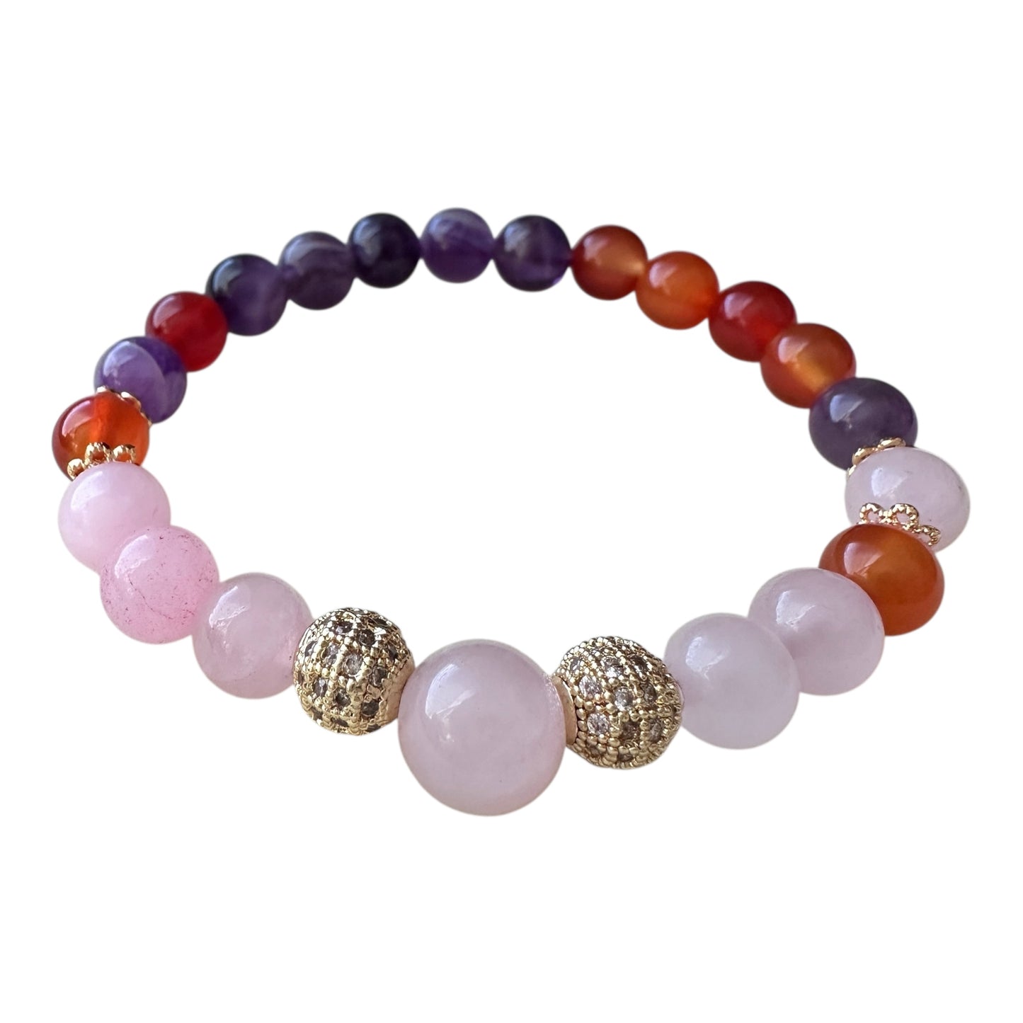 Radiant Alignment” – Love, Strength & Clarity Bracelet