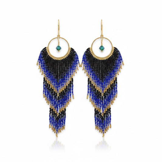 Midnight Royale Cascade Earrings
