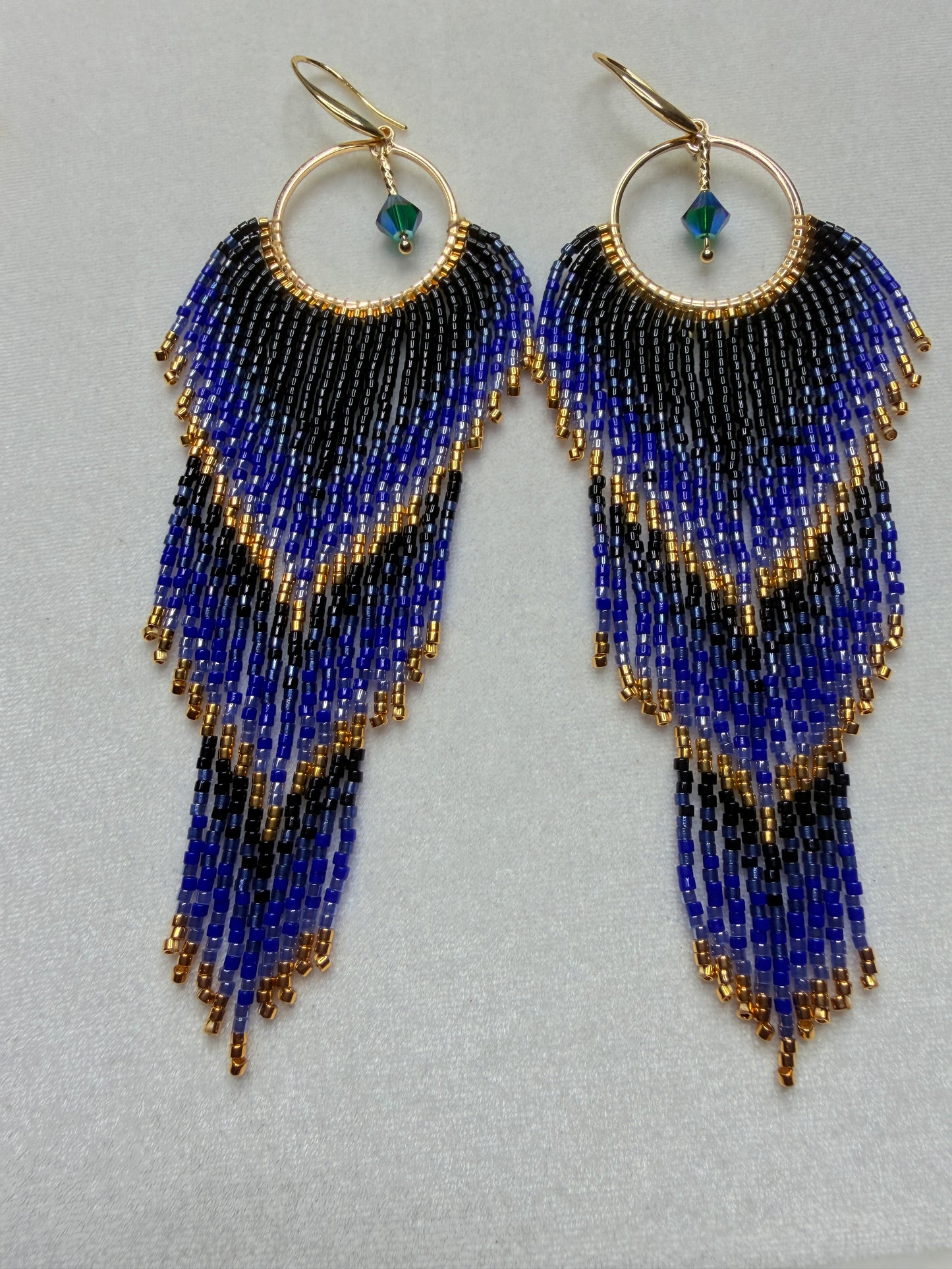 Midnight Royale Cascade Earrings