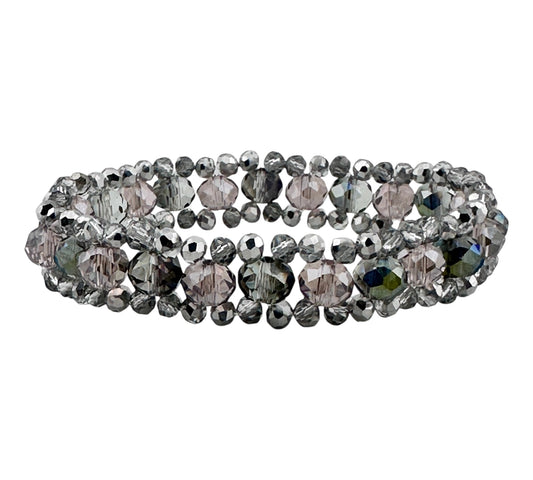 Three tier layer bracelet