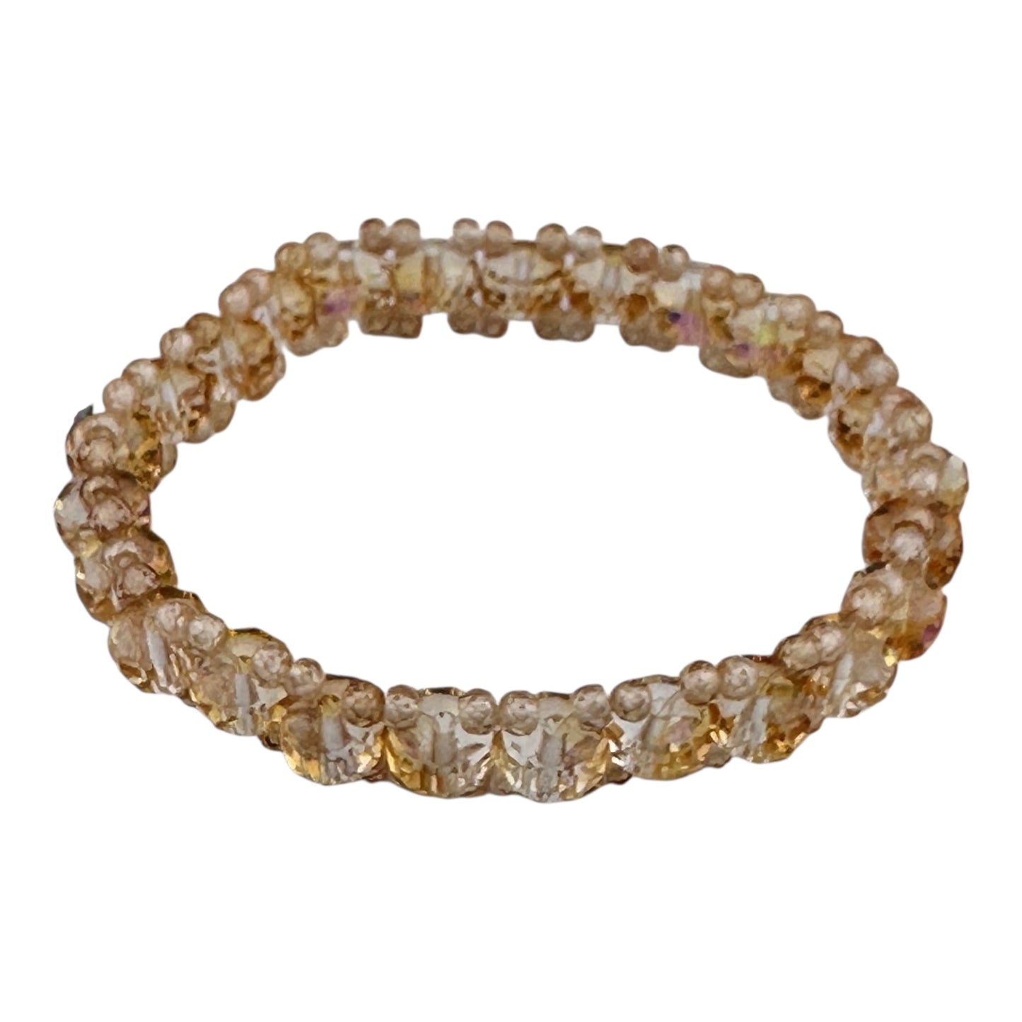 Three-Tier Austrian Crystal Stretch Bracelet