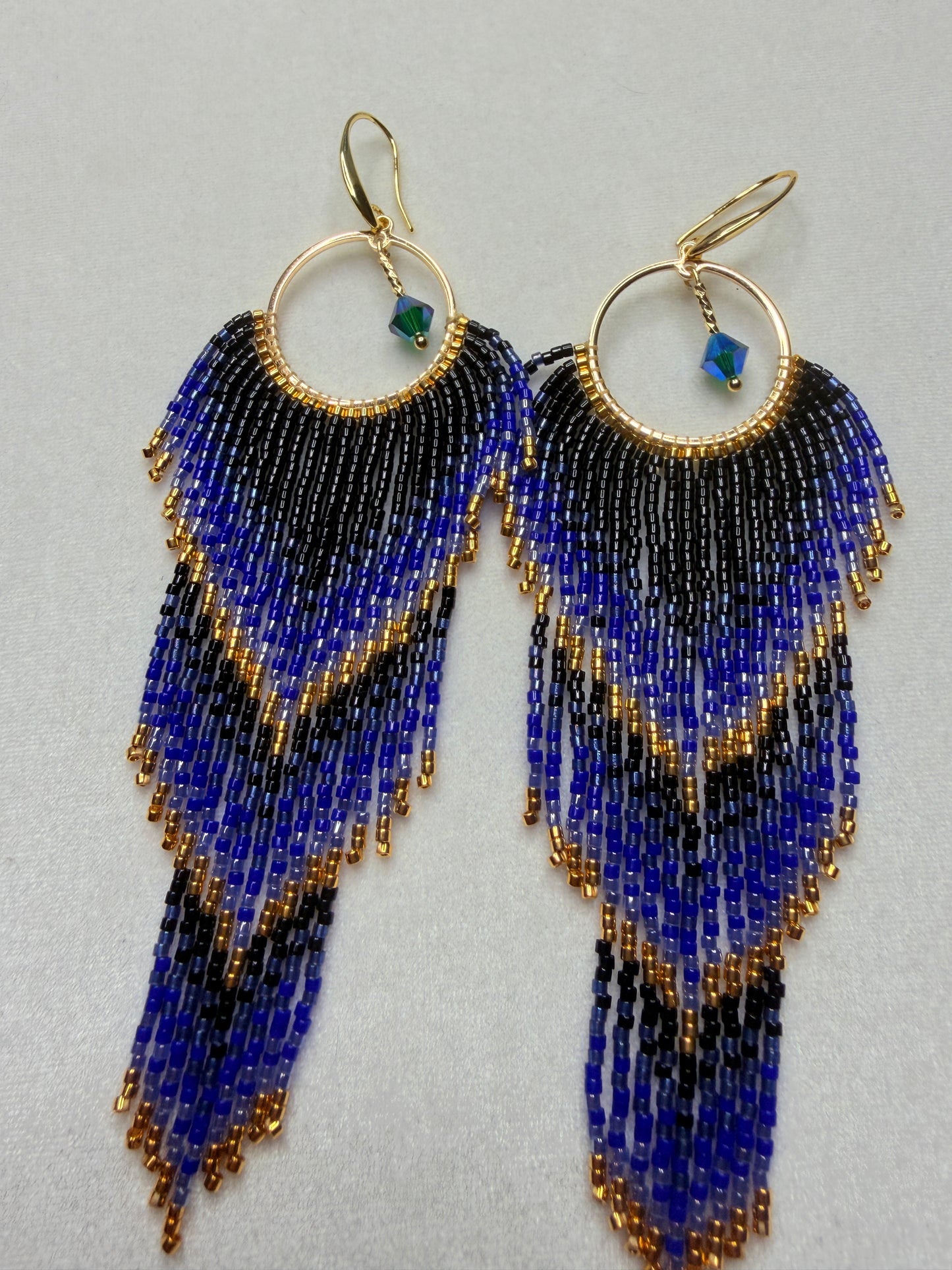 Midnight Royale Cascade Earrings