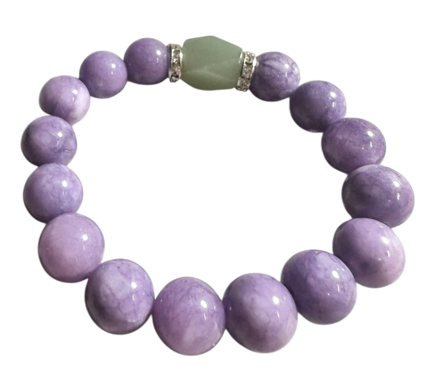 Inner Calm – Phosphosiderite & Aventurine Bracelet
