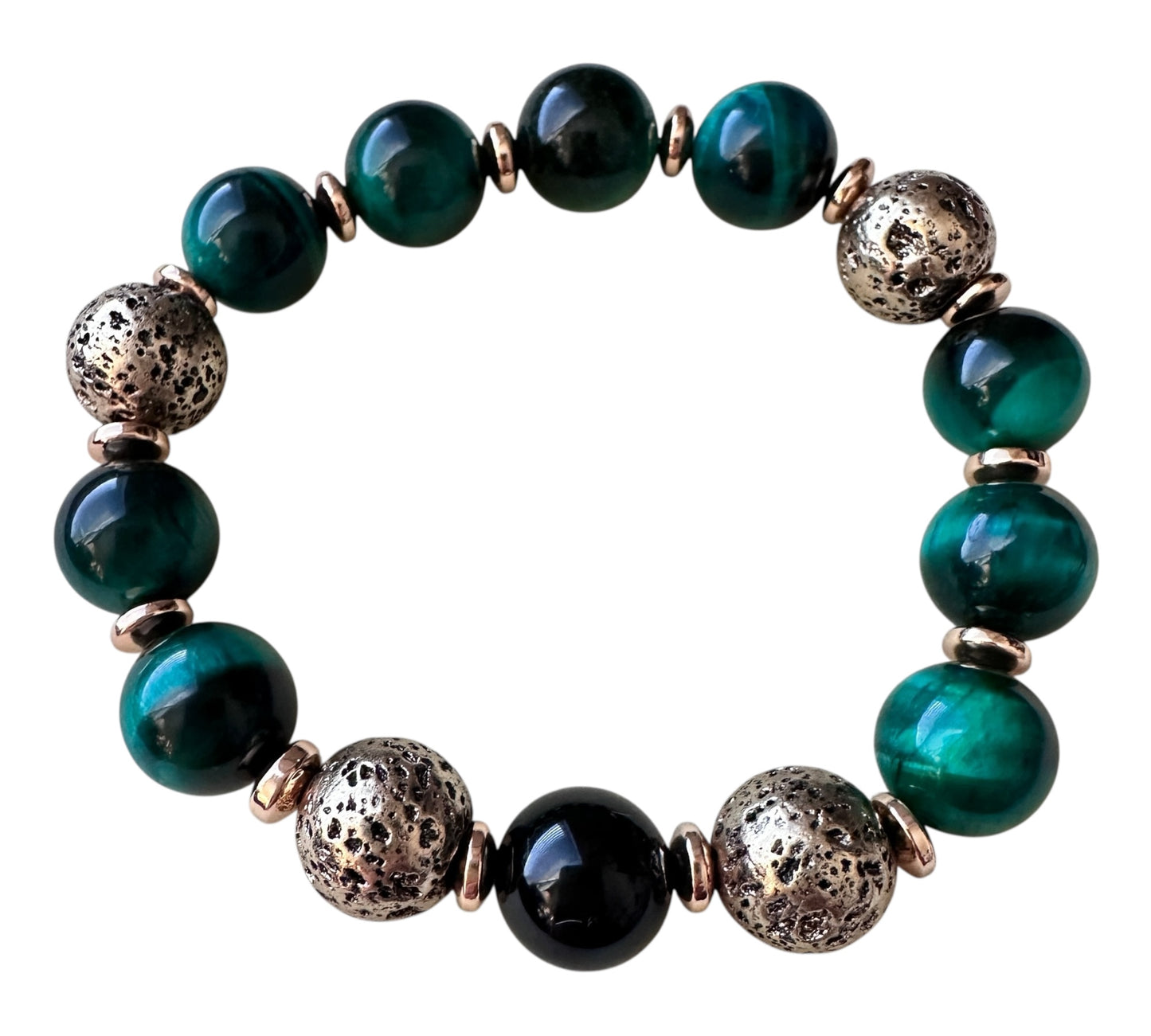 “Rooted Flame” – Strength, Protection & Grounding Bracelet