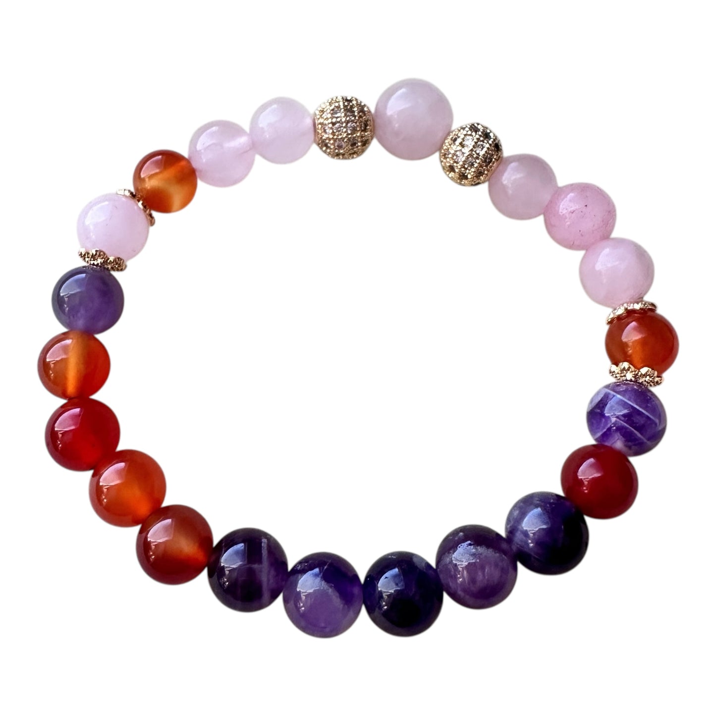 Radiant Alignment” – Love, Strength & Clarity Bracelet