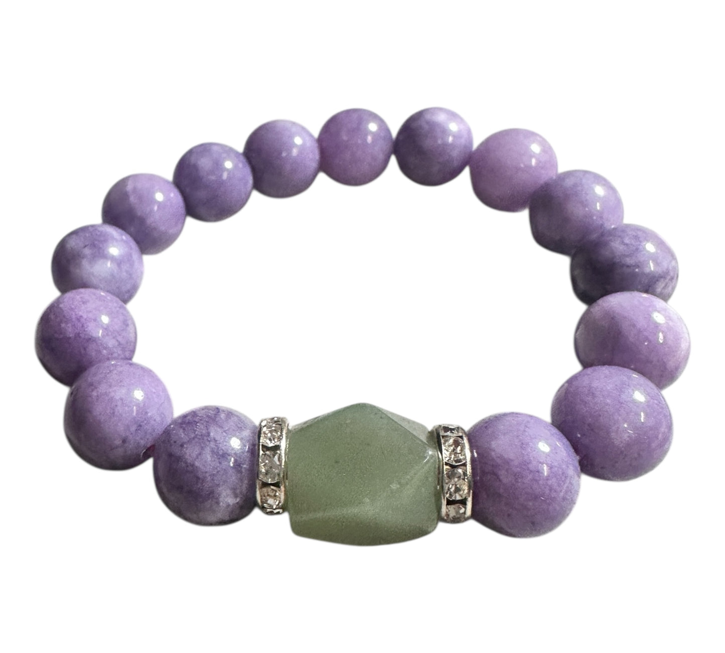 Inner Calm – Phosphosiderite & Aventurine Bracelet