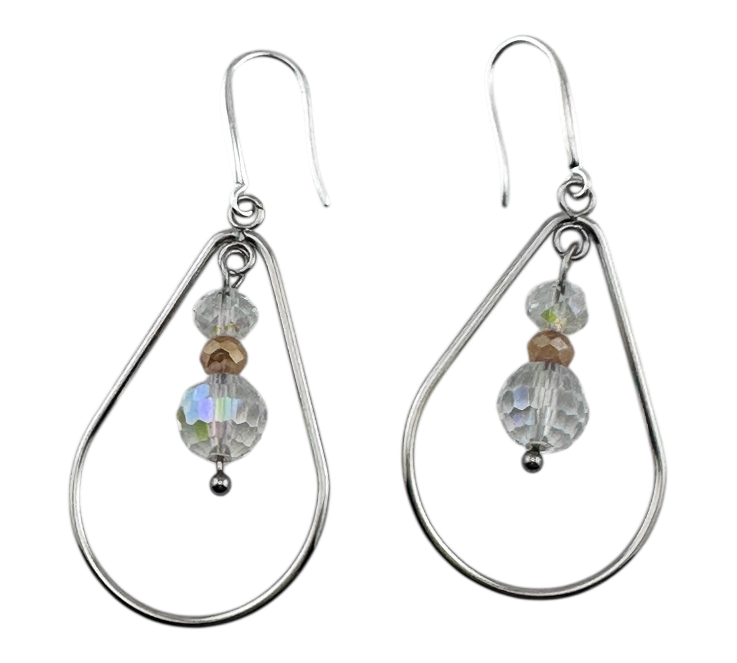 Elegant Teardrop Crystal Earrings